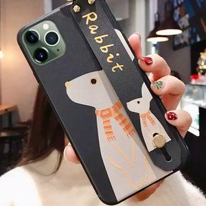 [ON SALE] Cute Rabbit iPhone 11 Case W/ Holder